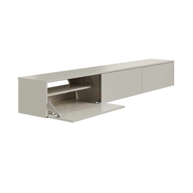 Elegance Collection TV meubel Zwevend Lowboard Hangend 240cm Beige